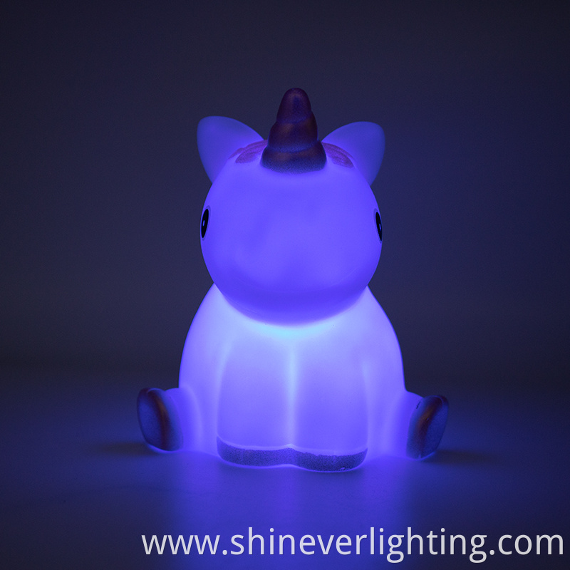 glowing unicorn sculpture night light